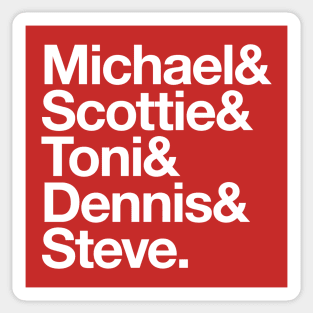 Chicago Bulls 96-97 names Sticker